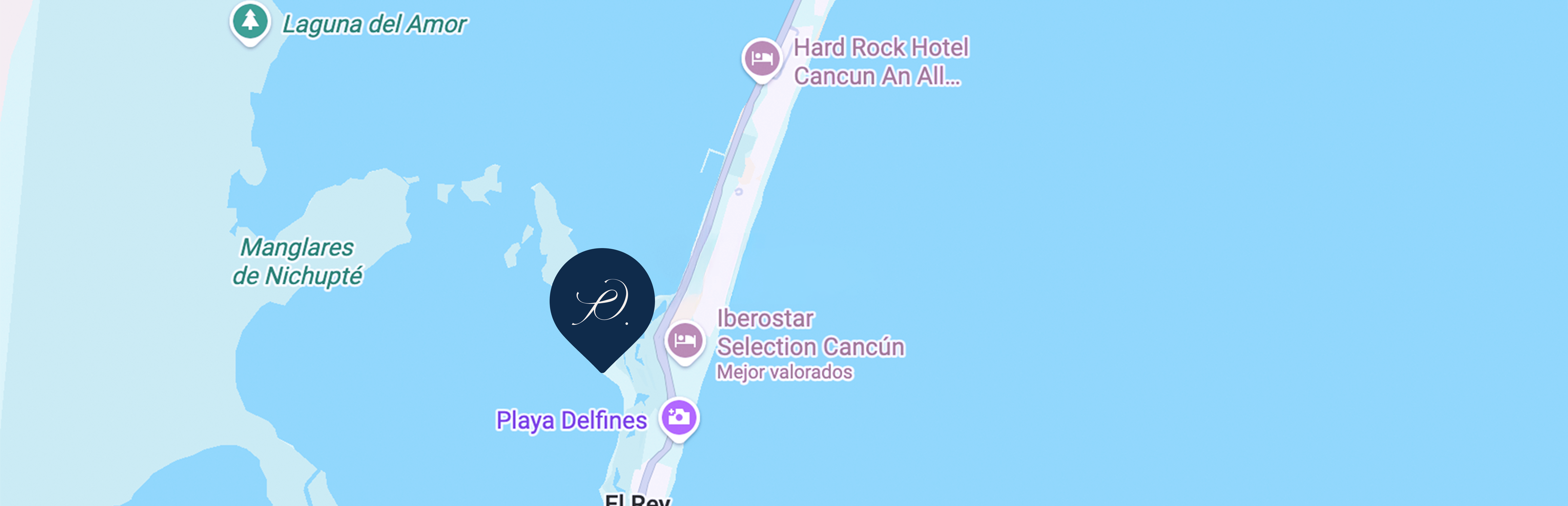 Mapa Cancún
